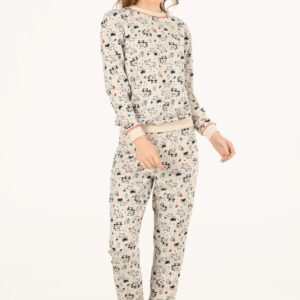 NBB Melanj Kedili Pijama Takımı 67261